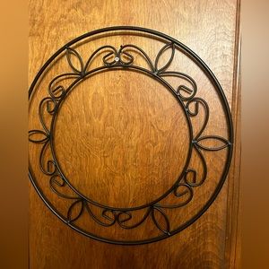 circle wall hanging black metal wall decor - metal - measurements in pho…